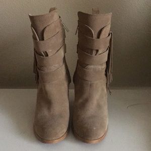 Zara high heeled boots size 37